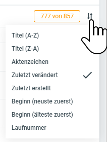 Dossierauflistung Sortieren.png
